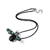 Tibetan Style Alloy Insect Brooches JEWB-A021-03AS-09-4