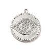 Tarnish Resistant 304 Stainless Steel Pendant Rhinestone Settings STAS-I197-008P-2