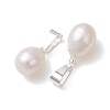 Natural Cultured Freshwater Pearl Pendants PALLOY-JF05465-02-2