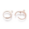304 Stainless Steel Leverback Earring Findings STAS-D448-041RG-1