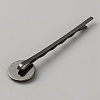 Iron Hair Bobby Pin Findings OHAR-WH0034-30E-2
