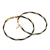 Ion Plating(IP) 304 Stainless Steel Ring Hoop Earrings for Women EJEW-M023-08E-2