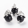 Natural & Synthetic Mixed Stone Pendants G-G713-I-2