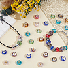70Pcs Pearlized Glass European Beads GPDL-PA0001-02-4