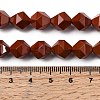 Natural Red Jasper Beads Strands G-Z119-A22-03-6