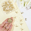 60Pcs Bowknot Alloy Stud Earring Findings FIND-BBC0004-63B-3