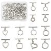 20Pcs 12 Styles Alloy Toggle Clasps FIND-FS0004-53P-1