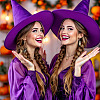 Hallowmas Alloy Enamel & Synthetic Turquoise Dangle & Stud Earring Sets EJEW-TA00709-8