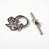 Leaf Tibetan Style Alloy Toggle Clasps LS-LF0676Y-2