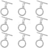 Brass Toggle Clasps KK-BBC0020-97-6