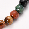 Natural & Synthetic Mixed Stone Beaded Stretch Bracelets BJEW-Q692-62-8mm-3