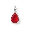 Brass Birthstone Pendants KK-D372-02P-2