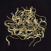 Long-Lasting Plated Brass Earring Hooks KK-BC0006-06G-NF-4