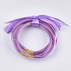 PVC Plastic Buddhist Bangle Sets BJEW-T008-09H-1