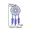 Rainbow Color Alloy Big Pendants FEAT-PW0001-107A-3
