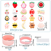 DIY Silicone Cup Bottom Sleeve Covers Sets DIY-BC0002-98-2