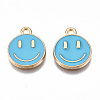 Alloy Enamel Charms X-ENAM-S121-165B-RS-2