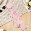 5M Polyester Fringe Flower Printed Ribbon LS-OCOR-WH20006-19B-6