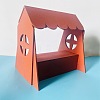 Dollhouse Wooden Dollhouse Wooden Cabinet Toy PW-WG14695-01-3