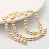 Shell Pearl Colorful Beads Strands BSHE-F013-14M-6mm-2