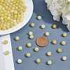 Natural Lemon Jade Round Bead Strands G-AR0002-75-3
