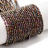 Transparent Electroplate Glass Beads Strands LS-GLAA-H021-01A-HP05-1