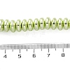 Electroplated Synthetic Non-magnetic Hematite Beads Strands G-C248-A01-5x8mm-01-4