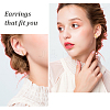 12 Pairs 4 Colors Fashionable 304 Stanless Steel Rectangle Bar Stud Earrings for Men Woman EJEW-AN0003-67-3