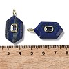 Natural Lapis Lazuli Faceted Pendants G-F819-01G-04-3