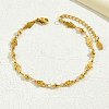 Fashionable 201 Stainless Steel Hamsa Hand Women's Link Bracelet with Various Styles LS-BC4831-1