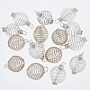 DICOSMETIC 30Pcs 2 Styles Steel & 304 Stainless Steel Wire Pendants STAS-DC0012-65-3