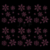 Snowflake Pattern Hotfix Rhinestones DIY-WH0430-205B-1