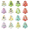 16Pcs 16 Colors Handmade Porcelain Beads PORC-CJ0001-13-1
