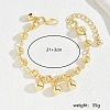 Bohemian Style Iron Tassel Round Charm Anklets for Women PB3389-1-1
