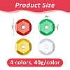 160G 4 Colors Plastic Paillette Beads PVC-DC0001-08-2