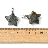 Natural African  Bloodstone Pendants GG-K002-10I-3