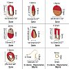 DIY Wooden Dangle Earring Making Kits DIY-OC0007-02-2