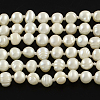 Pearl Beaded Three Tiered Necklaces NJEW-Q282-11-3
