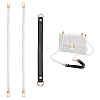 WADORN 3Pcs 2 Style PU Leather Shoulder Strap & ABS Plastic Imitation Pearl Bag Chain Straps FIND-WR0009-25-1