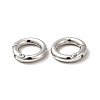 Alloy Spring Gate Rings PALLOY-H245-P-2