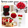 Cotton Knitting Artificial Flower AJEW-WH0013-51-6
