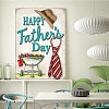 DIY Father's Day Theme Full Drill Diamond Painting Canvas Kits DIY-G080-01-7