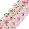 Handmade Lampwork Bumpy Beads Strands LAMP-A005-01E-1