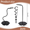 2 Bags 2 Styles Adjustable Plastic Action Figure Display Holders ODIS-WR0001-23B-2