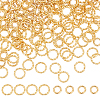 200Pcs 2 Style Brass Open Jump Rings KK-PH0002-76-1
