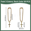 Cross Alloy Pendant Decorations PALLOY-AB00031-2