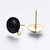 Ion Plating(IP) 304 Stainless Steel Stud Earring Findings STAS-P203-A02-02-2