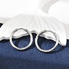 Tarnish Resistant 304 Stainless Steel Hoop Earrings EJEW-P177-P-09-1