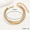 Iron Multi-layer Rope Anklets for Women FX0912-1-1