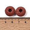 Lava Rock Gemstone European Beads GGDA007-5-3